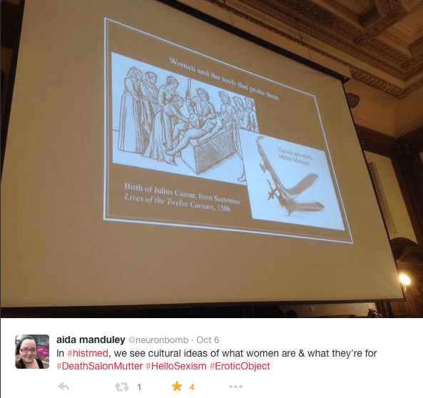 image courtesy of Aida Manduley, who live-tweeted during Dr. Hicks' presentation.